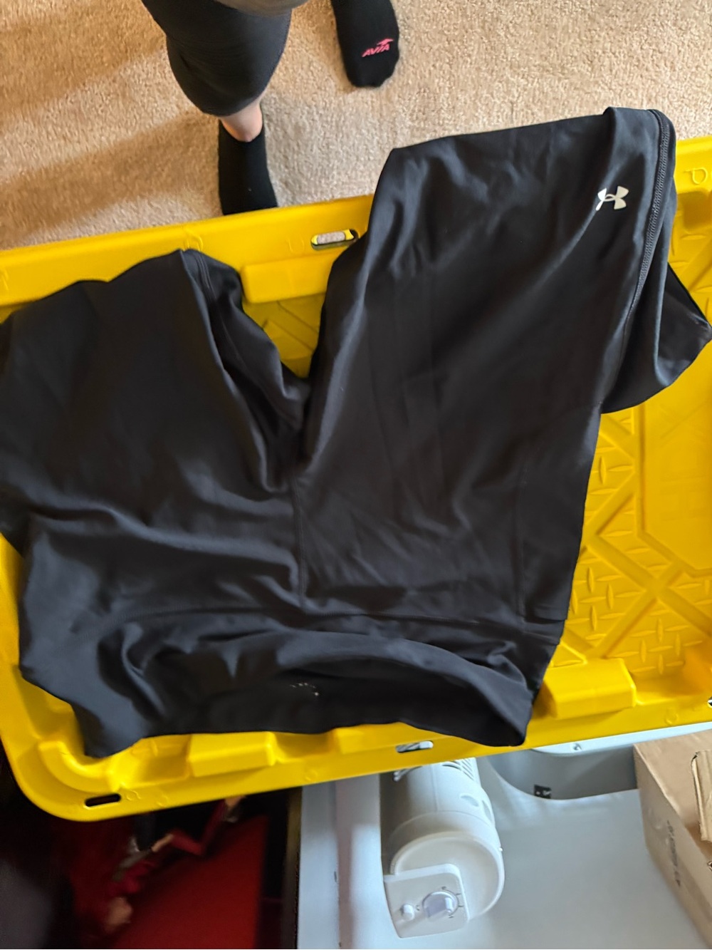 Under Armour Black Women's Performance Leggings with Logo